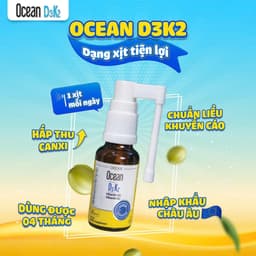 Combo Tăng Đề Kháng, Con Cao Lớn Gồm Siro Immunix3 & Ocean D3K2, Nhập Khẩu Chính Hãng 9