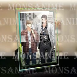 (Kèm ảnh) Khung kính IN HÌNH TEAM LEZHIN COMICS MANHWA JINX BACKLIGHT QUỶ DẠ KHÚC BL trang trí để bàn 2 size 6