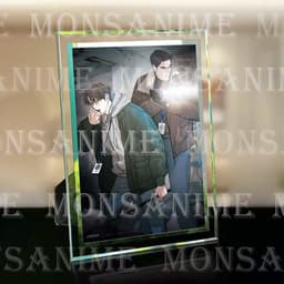 (Kèm ảnh) Khung kính IN HÌNH TEAM LEZHIN COMICS MANHWA JINX BACKLIGHT QUỶ DẠ KHÚC BL trang trí để bàn 2 size 3