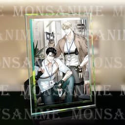 (Kèm ảnh) Khung kính IN HÌNH TEAM LEZHIN COMICS MANHWA JINX BACKLIGHT QUỶ DẠ KHÚC BL trang trí để bàn 2 size 7
