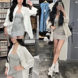 Đầm Hai Dây Bảng To dáng ngắn ôm body TRANGCLOTHINGG Đầm body 2 dây sexy chất thun mặc đi tiệc đi chơi 7