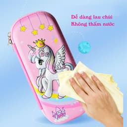 Hộp bút in nổi 3D hình pony kuromi melody hộp đựng bút cho bé gái cỡ lớn siêu nhẹ cao cấp 5
