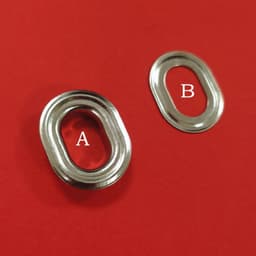 Khoen mắt cáo oval 17mm Chân cao 7mm Bằng thau không gỉ Làm thủ công,nón,balo,túi xách,tạp dề 3