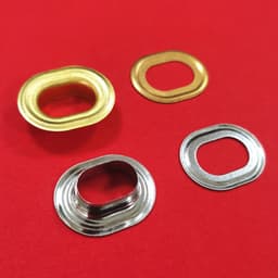 Khoen mắt cáo oval 17mm Chân cao 7mm Bằng thau không gỉ Làm thủ công,nón,balo,túi xách,tạp dề 5