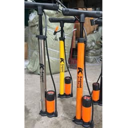 Bơm Xe Đạp Bằng Thép Không Gỉ – Có Đồng Hồ Đo Áp Suất, Bơm Xe Máy, Ô Tô Áp Suất Cao Tiện Lợi 2