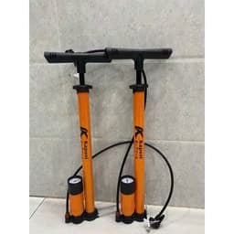 Bơm Xe Đạp Bằng Thép Không Gỉ – Có Đồng Hồ Đo Áp Suất, Bơm Xe Máy, Ô Tô Áp Suất Cao Tiện Lợi 3