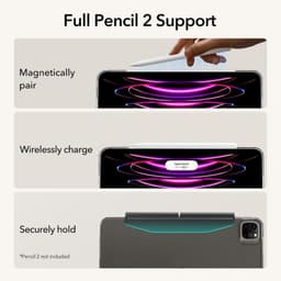 Bao da Ipad ESR Ascend Trifold case cho iPd Air/Pro 11/13 inch 2024 cao cấp - Đen 4