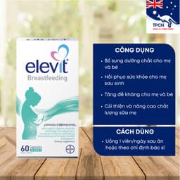 Viên uống Elevit Sau Sinh Breastfeeding của Úc bổ sung vitamin, khoáng chất cho phụ nữ sau sinh và cho con bú 60 viên 2