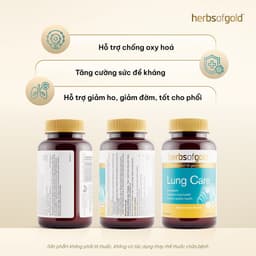 Viên Uống Hỗ Trợ Phổi Herbs of Gold Lung Care – Bảo Vệ Phổi & Tăng Miễn Dịch – Hộp 60 Viên 3
