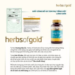 Viên Uống Hỗ Trợ Phổi Herbs of Gold Lung Care – Bảo Vệ Phổi & Tăng Miễn Dịch – Hộp 60 Viên 5
