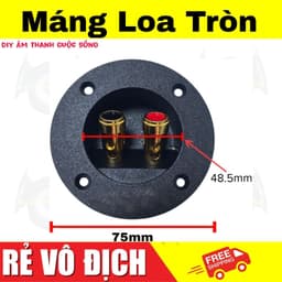 Máng Loa Tròn • trạm loa • trạm kẹp kim loại nhấn Diy - 1