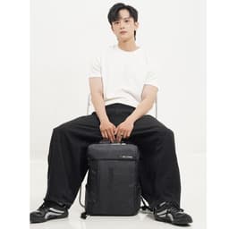Balo laptop văn phòng Simple Carry MK5M Nhiều Ngăn Tiện Lợi, Có Thể Mở 180 Độ, Vải Trượt Nước cao cấp 4