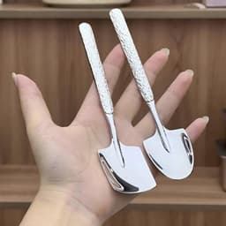 Thìa xẻng bằng thép không gỉ hình dưa hấu kem búa thìa thìa VINBEO -[AL06] 2