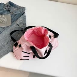 Túi đựng đồ du lịch, Túi xách Túi hành lý dung tích lớn, Túi đeo chéo một vai Hello Kitty dễ thương 5