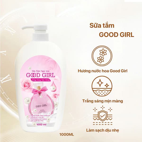 Sữa Tắm Ngọc Trai Good Girl 1000ml - NGỌT NGÀO, QUYẾN RŨ - Cam kết chính hãng