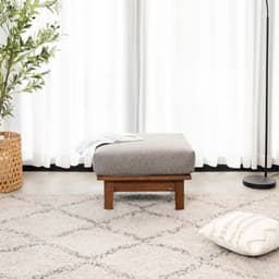Ghế Sofa Gỗ Cao Su Tự Nhiên  Vải Xám - Chất lượng và Đẹp mắt 2