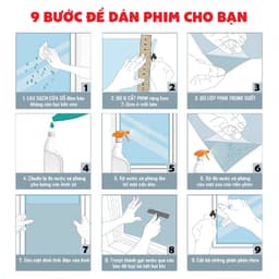 Phim dán kính khói đậm khói nhạt chống nắng chói, Phim cách nhiệt 2 mặt bạc chống UV hiệu quả 5
