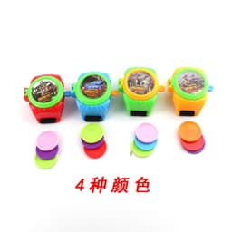 Vỉ 24 Chiếc Đồng Hồ Bắn Đĩa Đồ Chơi Đồng Hồ Đeo Tay Phóng Đĩa Cực Hay 3