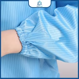 Bộ quần áo phóng sạch tĩnh điện UNTG kẻ sọc dùng trong công nghiệp, điện tử, ý tế nhà máy 7