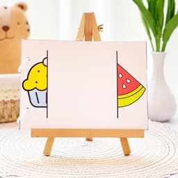 Thẻ Flash EVON BABY dạy bé tập nói- Rèn Tính Tập Trung Cho Bé Giảm Chú Ý - VẼ HÌNH CÒN THIẾU 8