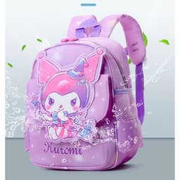Balo mẫu giáo, mầm non bé trai, bé gái siêu nhẹ, chống thấm nước hình kuromi Melody Cinnamoroll sky 8