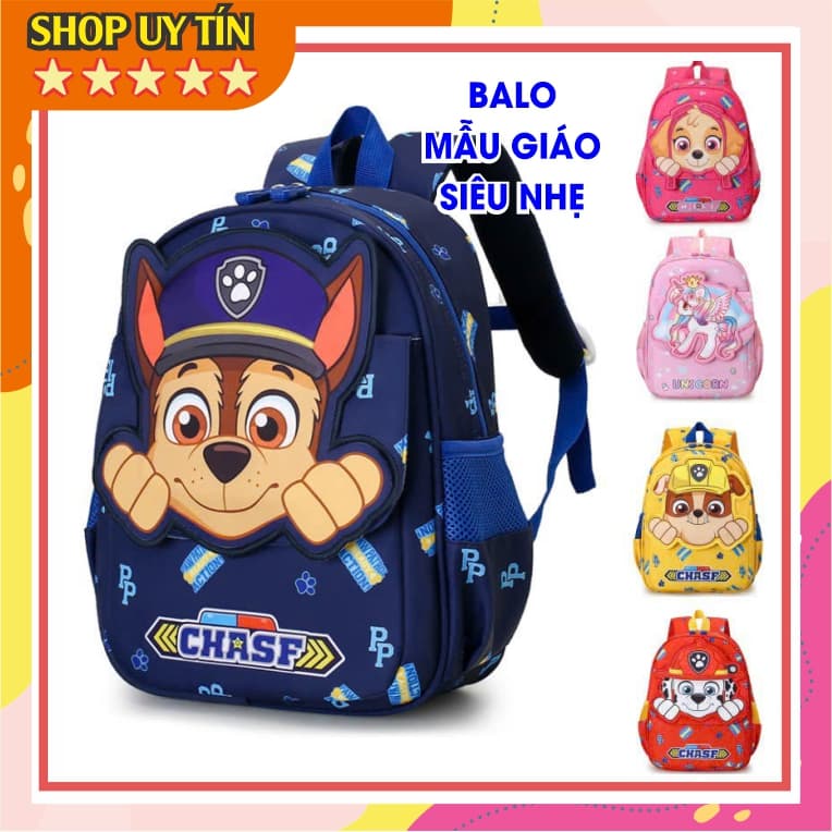 Balo mẫu giáo, mầm non bé trai, bé gái siêu nhẹ, chống thấm nước pony sky kuromi Melody Cinnamoroll