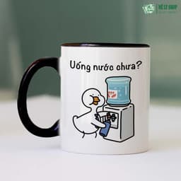 Cốc Uống Nước Chưa MÊ LY SHOP, Ly Sứ Nhắc Uống Nước Hình Ngỗng Goose Hài Hước, Cốc Sứ Quà Tặng 4