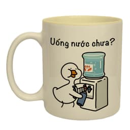 Cốc Uống Nước Chưa MÊ LY SHOP, Ly Sứ Nhắc Uống Nước Hình Ngỗng Goose Hài Hước, Cốc Sứ Quà Tặng 9