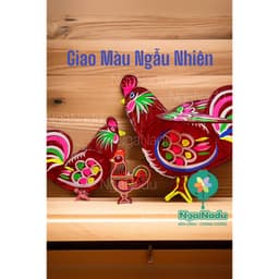 Đèn lồng Giấy kiếng Truyền thống-đèn Trung Thu hình con vật dân gian cá chép,thỏ,gà,kỳ lân trang trí lễ hội,siêu thị 3