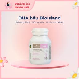 Viên uống bổ sung DHA cho mẹ bầu BioIsland Bio Island DHA 60 viên - Mẹ Rofi 1
