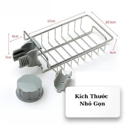 Kệ Để Đồ Rửa Chén Kẹp Vòi Nước Nhà Bếp - Giá Gắn Vòi Nước Để Đồ Rửa Chén Không Đọng Nước 5