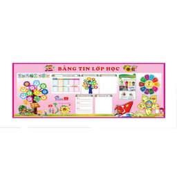 LH 18 - BẢNG TRANG TRÍ LỚP HỌC/ BẢNG TIN LỚP HỌC/ TRƯỜNG HỌC KIỂU MỚI/ LỚP HỌC THÂN THIỆN 2