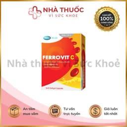 ✅[Chính Hãng] Ferrovit C bổ sung sắt và vitamin, hỗ trợ giảm thiếu máu (Hộp 30 viên) 1