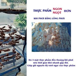 [Hot] Lồng Lưới Phơi Khô Thực Phẩm, Phơi Rau Củ, Cá,...Chống Côn Trùng Treo 4 Tầng Gấp Gọn Siêu Tiện Lợi Giá Rẻ 8