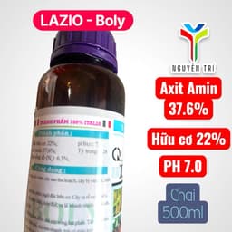 Phân Bón Lá Hữu Cơ Sinh Học Boly Lazio 500ml Nhập Khẩu Ý - Đâm Chồi, Mập Đọt, Xanh Lá, Lớn Trái 2