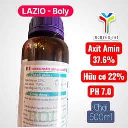 Phân Bón Lá Hữu Cơ Sinh Học Boly Lazio 500ml Nhập Khẩu Ý - Đâm Chồi, Mập Đọt, Xanh Lá, Lớn Trái 3