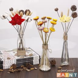 Bình hoa thủy tinh, Lọ hoa decor  trang trí dùng để cắm hoa, trồng cây thủy canh 6
