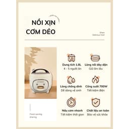 Nồi cơm điện GUGKDD 1L/1.2L/1.8L – Nấu cơm, hầm canh, giữ ấm, tiết kiệm điện-TUIDO SHOP 8