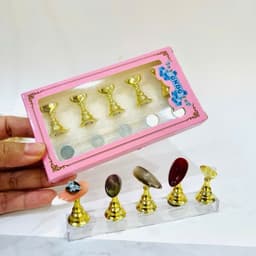 Đế gắn móng giả , Kệ gắn móng mẫu tập vẽ , Đế làm mẫu - Hoangquy.233 6