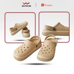 [AVG002] Dép Sục Nam, Nữ AVIWIN AVIGO-002 Kẻ Ngang, Chất EVA Siêu Nhẹ, Chống Trơn Trượt 7