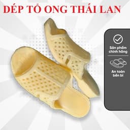 Dép tổ ong Thái đế dày dẻo dai siêu bền siêu nhẹ nhiều màu 2