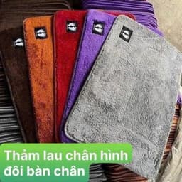 THẢM LAU CHÂN HÌNH BÀN CHÂN SỢI LEN DÀY - SIÊU THẤM HÚT 6