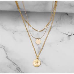 Set 3 Vòng Cổ Hợp Kim Vàng Gold Phong Cách Retro Âu Mỹ - Quà Tặng Vibe Ocean Charm, Có Sẵn, Tinh Tế Nhẹ Nhàng 7