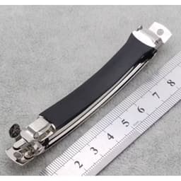 Kẹp tóc lưới nơ Dubochic 10cm búi tóc công sở đơn giản 5