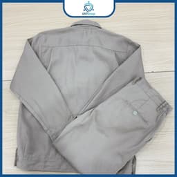 [LẺ QUẦN] Quần Bảo Hộ Lao Động UNTG Xanh Dương Chất Vải Kaki Nam Định Mềm, Mát, Co Dãn 4