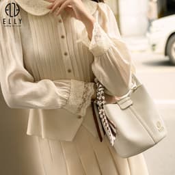 [Tặng hộp 20.10] Túi xách nữ ELLY EL221 túi đeo vai shoulder bag thời trang cao cấp kèm túi mini 3