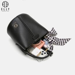 [Tặng hộp 20.10] Túi xách nữ ELLY EL221 túi đeo vai shoulder bag thời trang cao cấp kèm túi mini 8