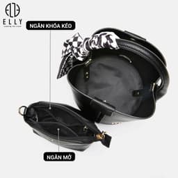[Tặng hộp 20.10] Túi xách nữ ELLY EL221 túi đeo vai shoulder bag thời trang cao cấp kèm túi mini 7