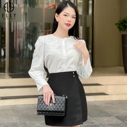 [Tặng hộp 20.10] Túi xách nữ thời trang ELLY EL129 đeo chéo crossbody cao cấp chính hãng 2