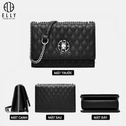 [Tặng hộp 20.10] Túi xách nữ thời trang ELLY EL129 đeo chéo crossbody cao cấp chính hãng 5